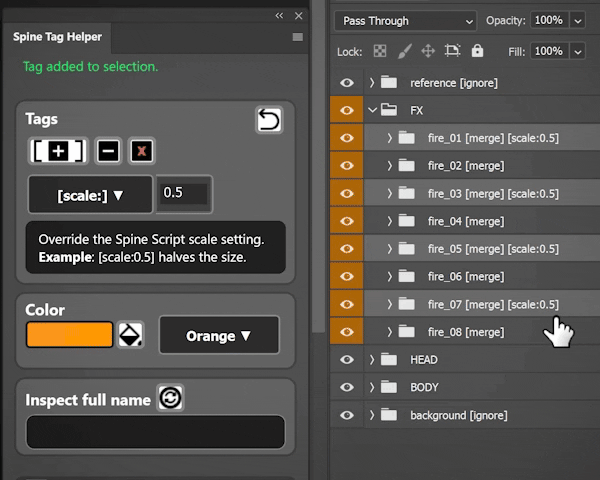 Add colors and tags